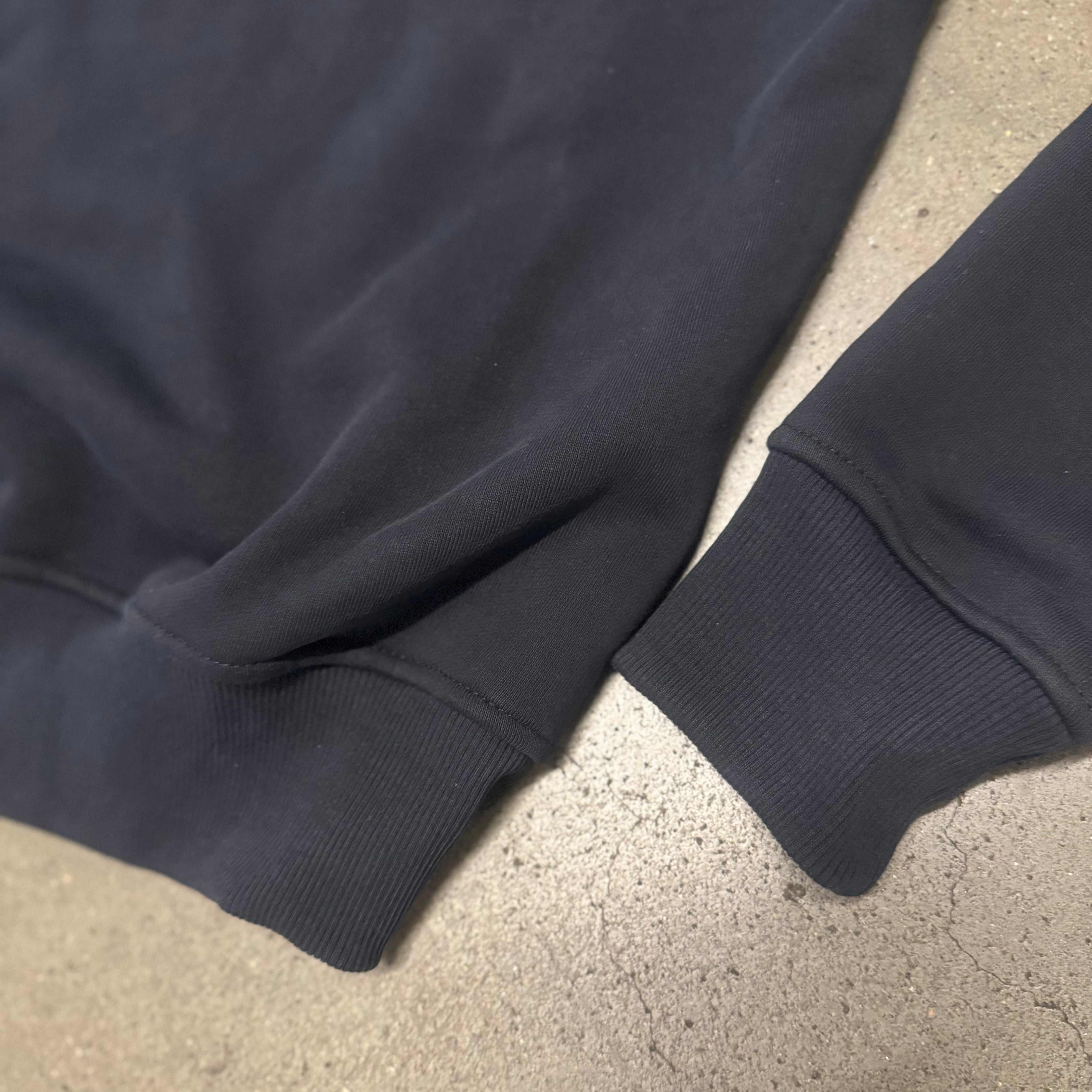 Block Crewneck Pullover Black